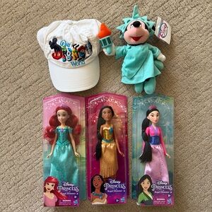 Disney Lot Princess, Minnie Mouse, Disney World Hat